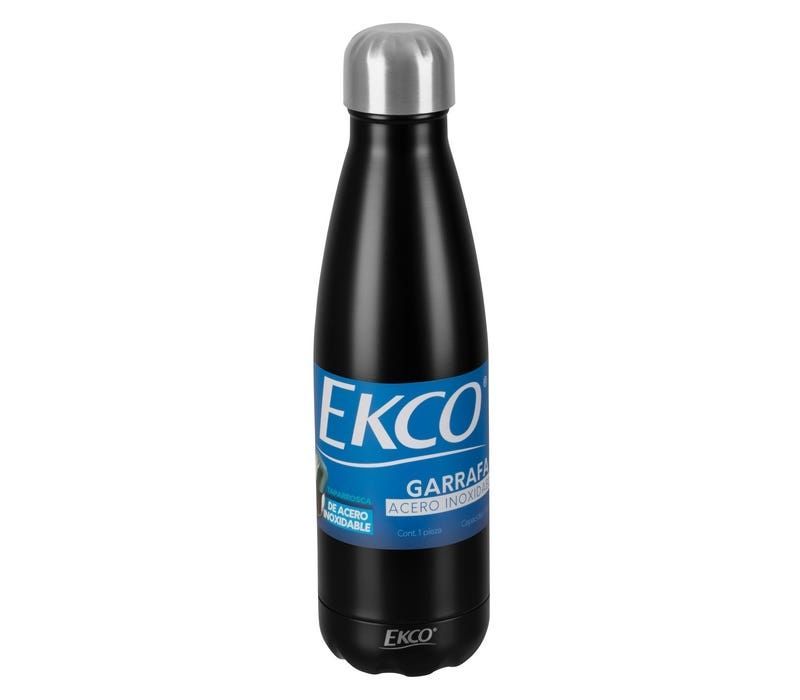 Botella para Agua de Acero Inoxidable 500 ml Ekco